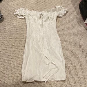 The Kipp Mini Dress White US 0 Princess Polly